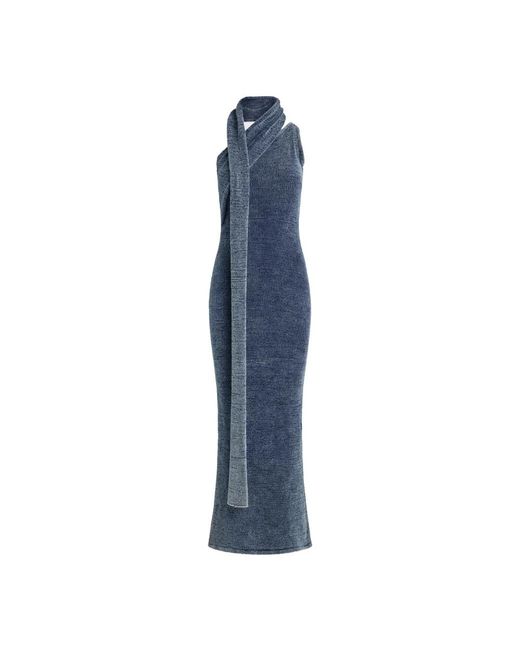 AYA MUSE Blue Midi Dresses