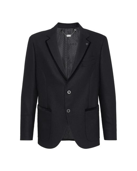 Billionaire Jassen ,Zwart ,Wol Elegante Blazer in het Blue voor heren
