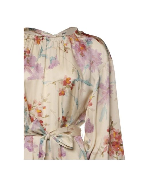 Herno Natural Midi Dresses