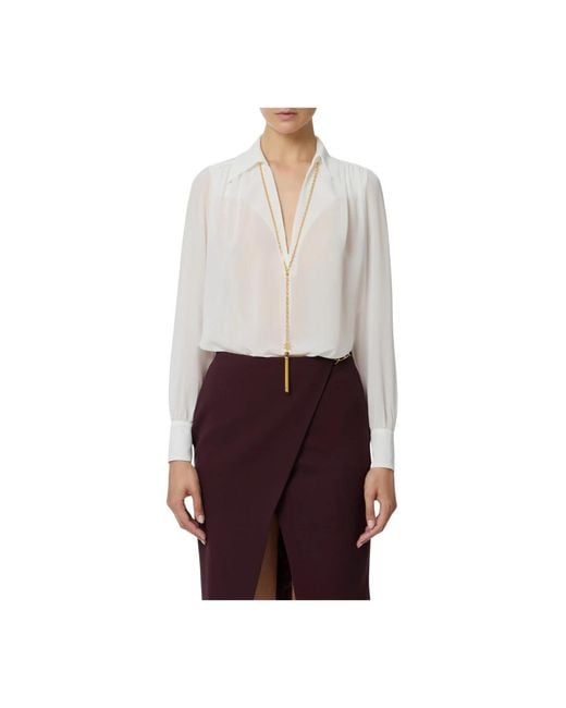 Blouses Elisabetta Franchi de color White