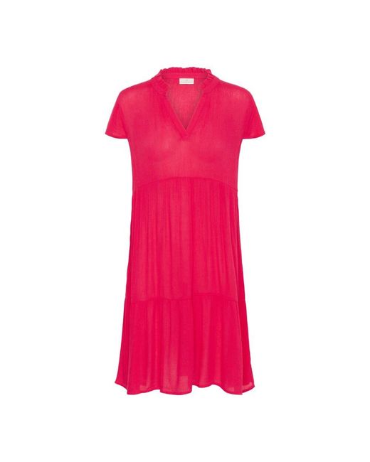 Midi Dresses Kaffe en coloris Pink