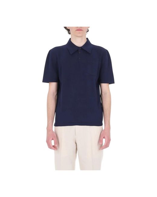 A.P.C. Blue Polo Shirts for men