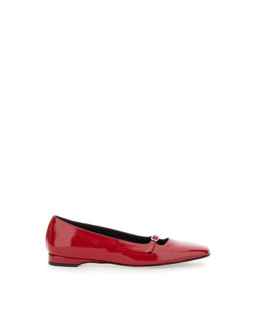 CAREL PARIS Red Rote flache schuhe emilie