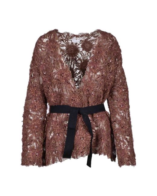 Cardigans Brunello Cucinelli de color Brown