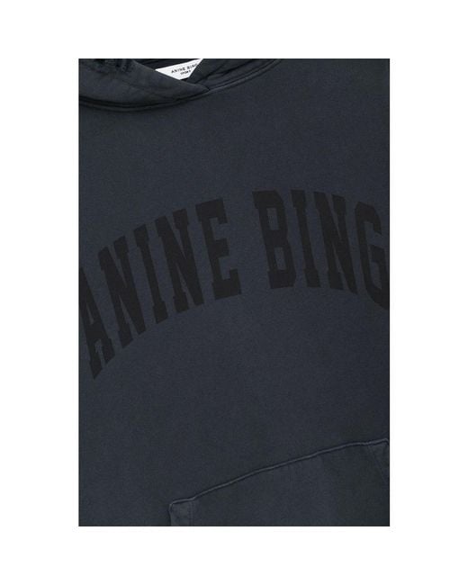 Anine Bing Blue Hoodies