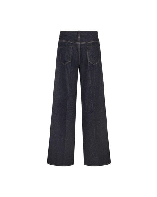 Wide Trousers DSquared² de color Blue