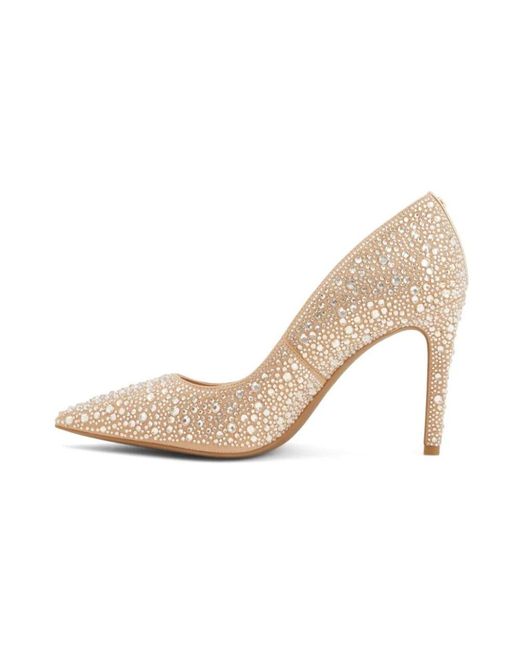 Michael Kors White Glitzernde absatzschuhe, elegante silhouette