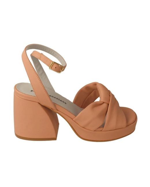 High Heel Sandals POESIE VENEZIANE en coloris Brown