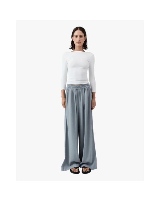 St. Agni Gray Wide Trousers