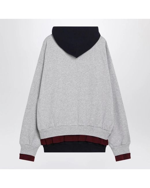 Balenciaga Gray Hoodies for men