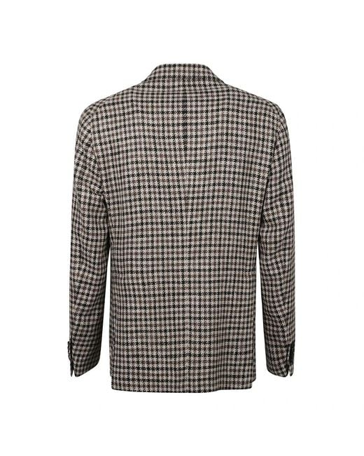 Tagliatore Gray Blazers for men