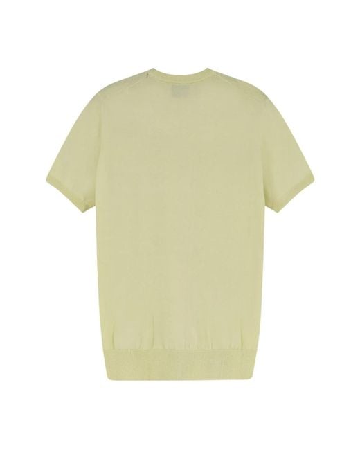 Alpha Studio Green Round-Neck Knitwear for men
