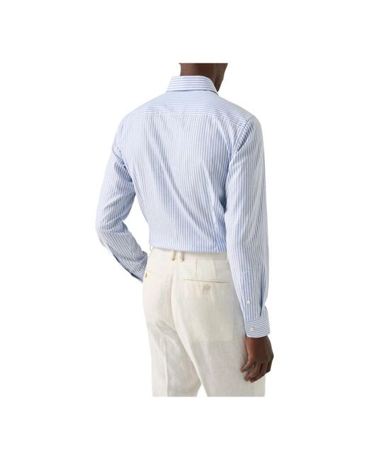 Eton of Sweden Blue Formal Shirts for men