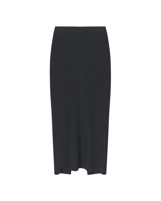 Maxi Skirts Aeron de color Black