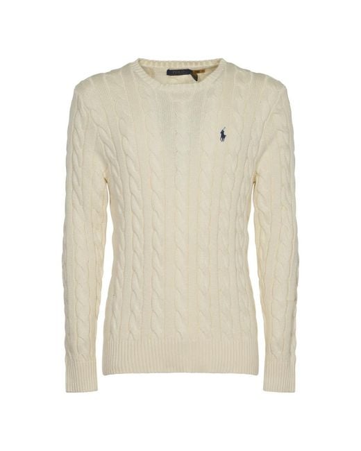 Polo Ralph Lauren Natural Round-Neck Knitwear for men