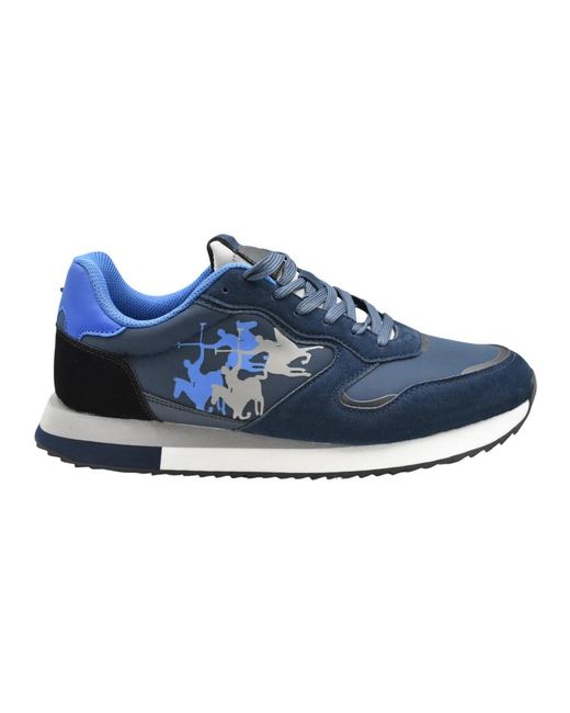 La Martina Blue Sneakers for men
