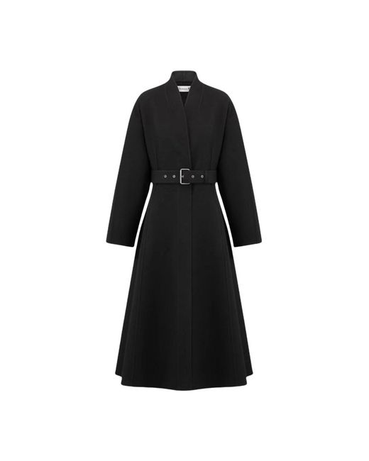 Dior Black Belted Coats