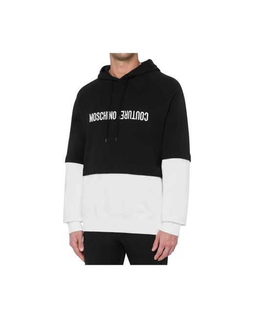 Moschino Black Hoodies for men