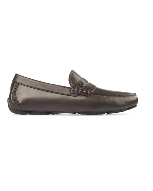 Ferragamo Instappers in het Brown voor heren
