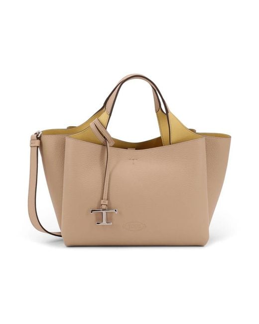 Tod's Natural Mini Lederhandtasche