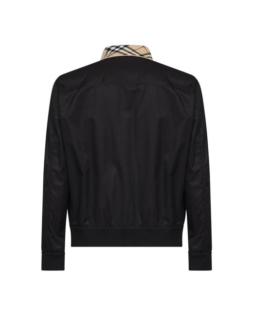 Burberry Black Bomber Jackets for men