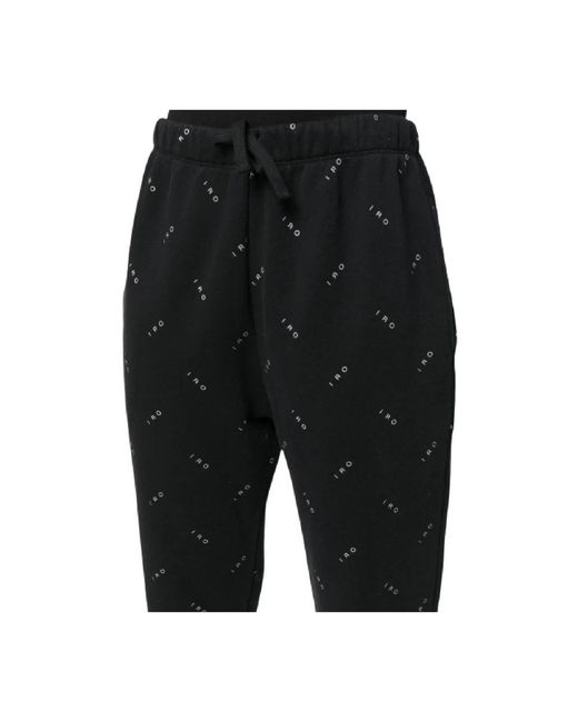 IRO Black Straight Trousers