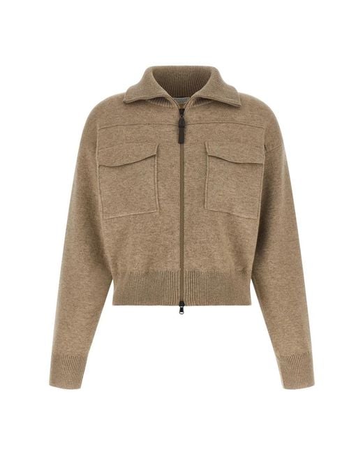Brunello Cucinelli Natural Cardigans