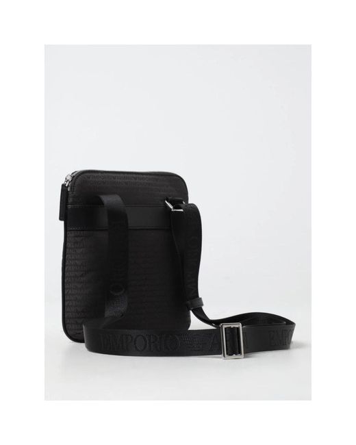 Emporio Armani Black Cross Body Messenger for men