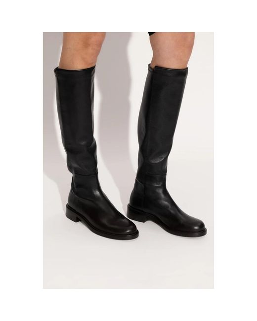 Stuart Weitzman Schoenen ,Zwart ,Leer Gisele Knielaarzen in het Black