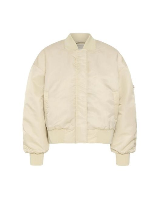 My Essential Wardrobe Natural Bomber Jackets