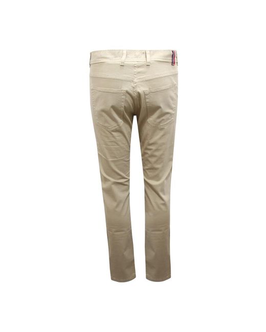 Fred Perry Natural Slim-Fit Trousers for men
