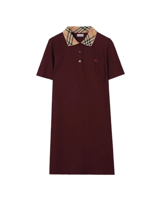 Burberry Red Short Dresses