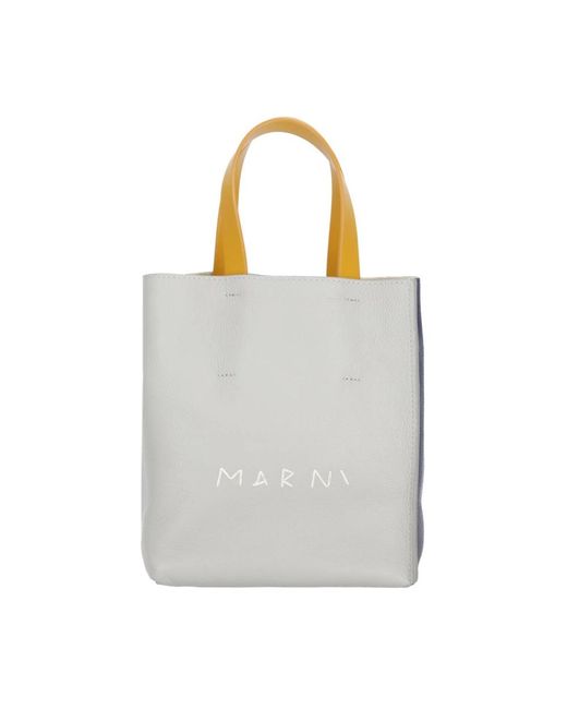 Marni Metallic Tote Bags