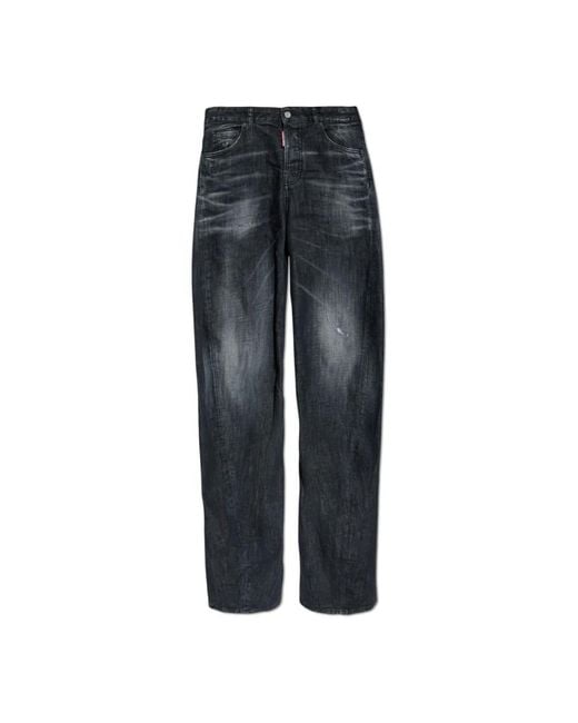 DSquared² D2 Twisted Jeans in het Gray