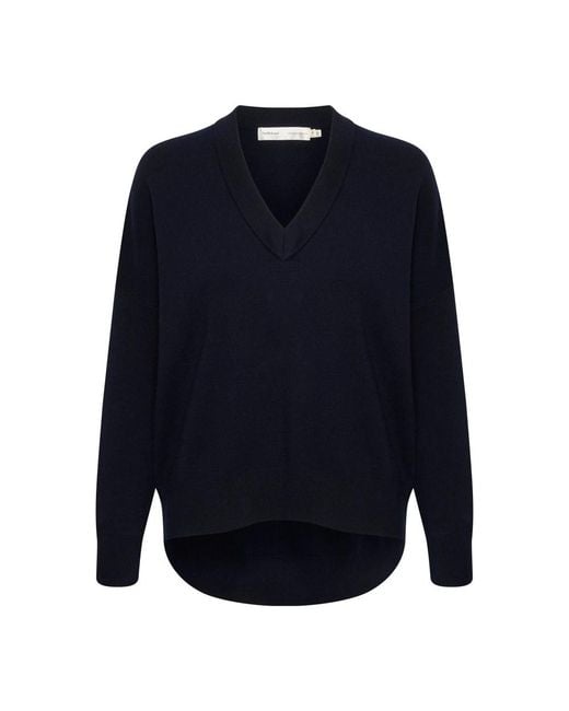 Inwear Blue V-Neck Knitwear