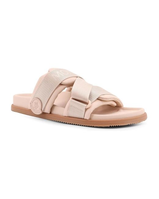 Moncler Pink Sliders