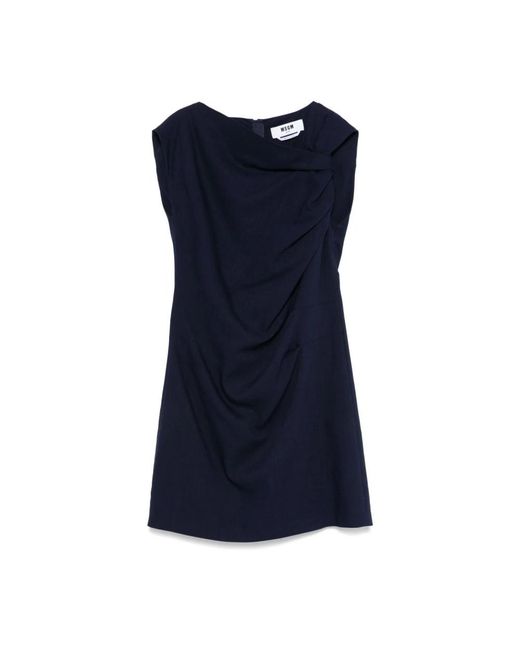 MSGM Blue Short Dresses