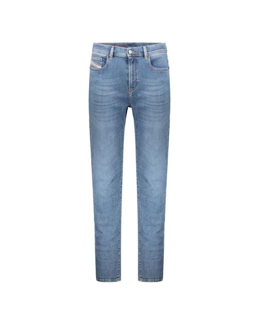 Slim-Fit Jeans DIESEL pour homme en coloris Blue