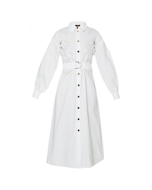 Liu Jo White Shirt Dresses