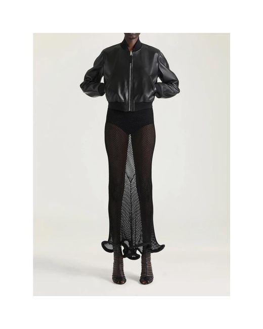 Givenchy Light Cropped Bomber in het Black