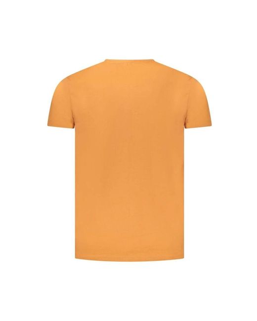 Pepe Jeans Oranges Baumwoll Herren T-Shirt für Herren