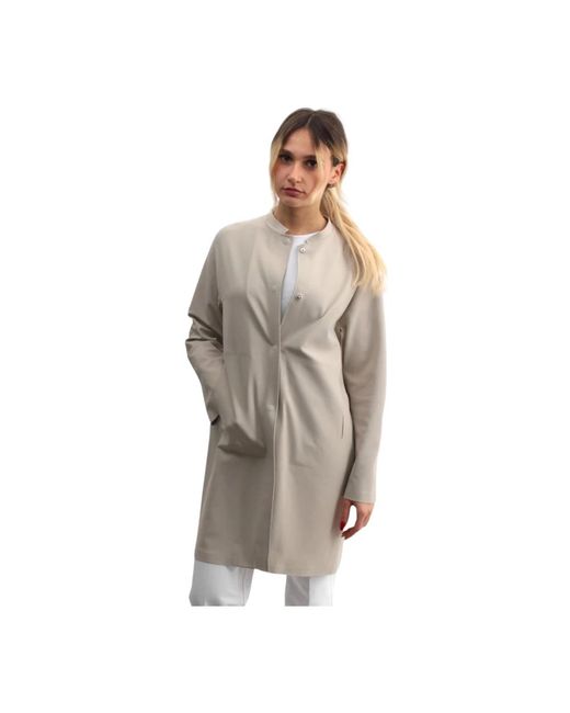 Coats > single-breasted coats DUNO en coloris Brown