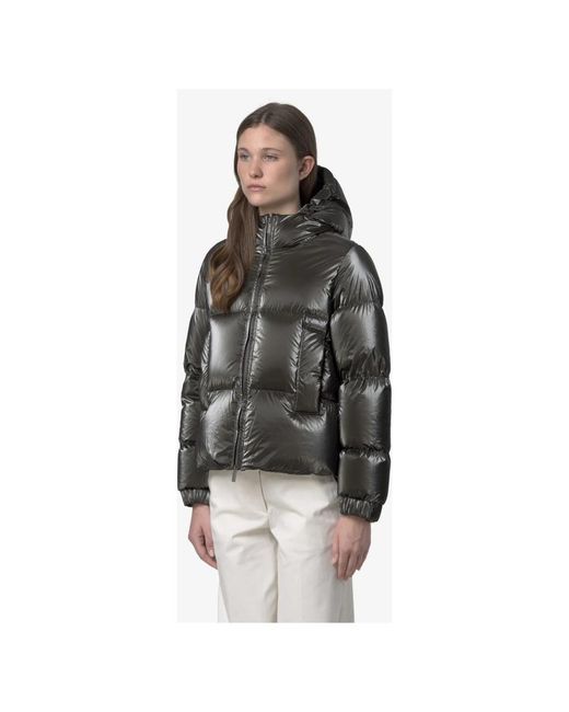 Down Jackets K-Way en coloris Black