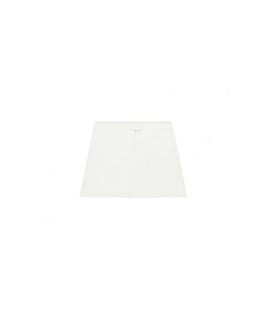 Courreges White Short Skirts