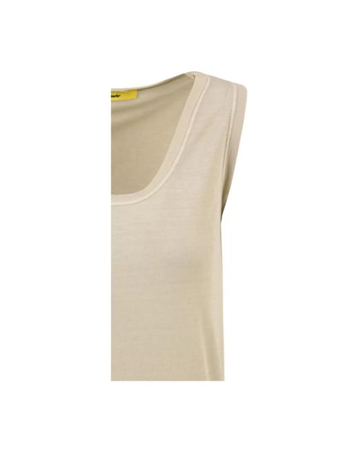 Drumohr Natural Sleeveless Tops