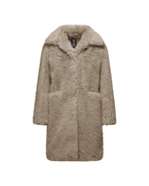 Single-Breasted Coats Bomboogie de color Natural