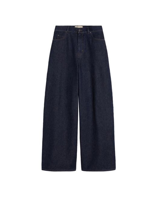Max Mara Blue Wide Jeans