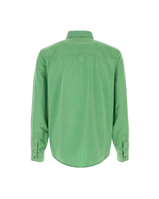 Versace Green Casual Shirts for men