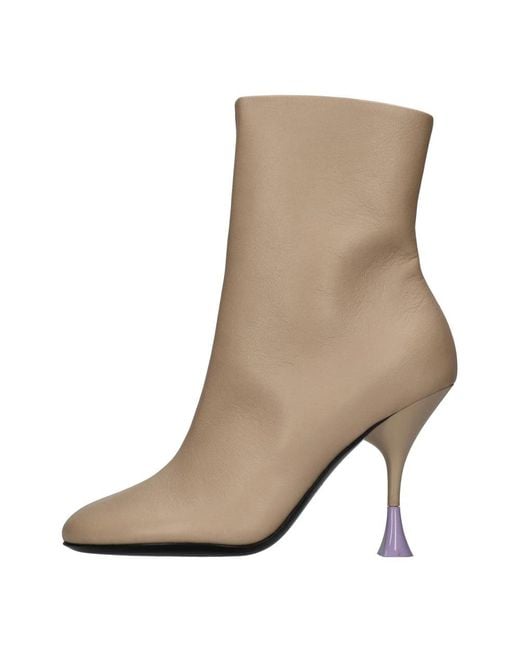 3Juin Brown Heeled Boots