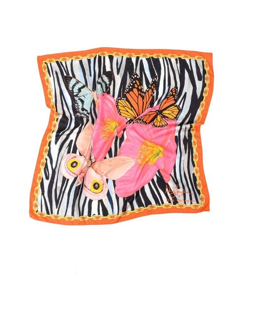 Dee Ocleppo Pink Pop art seidenschal